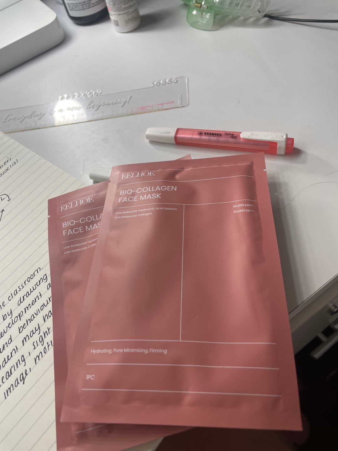 Customer photo review of The Naked Skin Bio-Collagen Mask