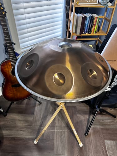 Customer photo review of STL Handpan Drum 9-15 Notes 69 Customizable Scales Premium Professional Hang Drum