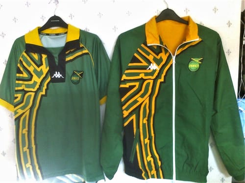 Customer photo review of AFCB Jamaica Bob Marley Reversible Yellow Green Jacket Both Size Jacket
