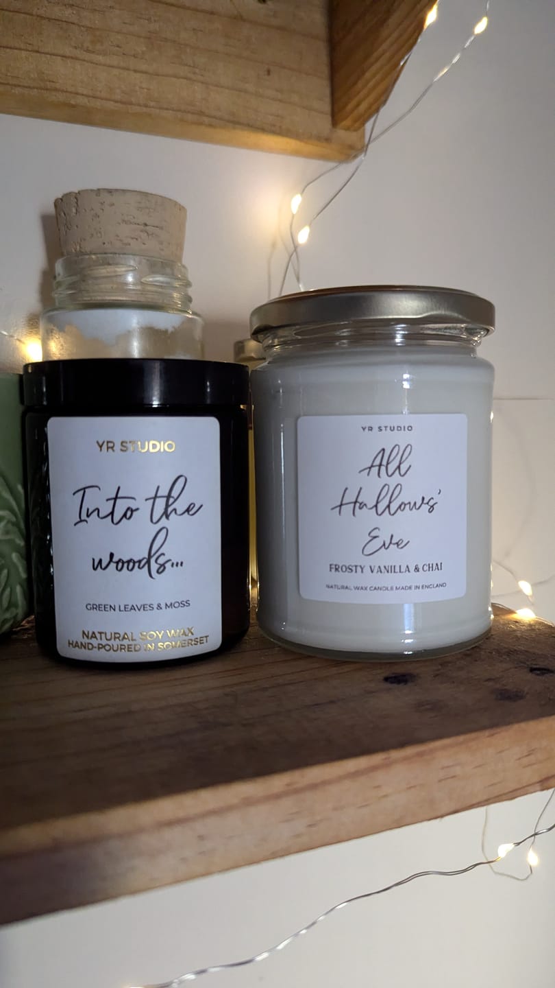 Customer photo review of *NEW* "All Hallows' Eve" Halloween Candle