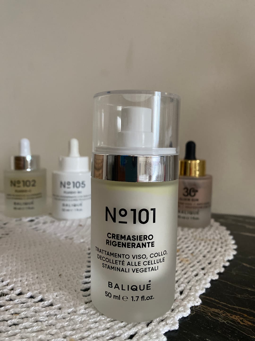 Customer photo review of N°101 - CREMASIERO RIGENERANTE - Viso, Collo e Decolleté