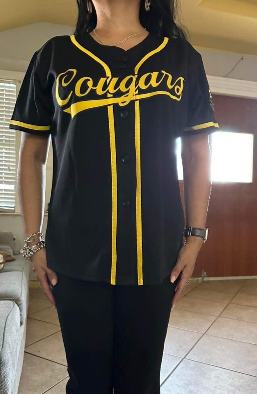 Customer photo review of Custom Black Old Gold Classic Style Authentic Baseball Jersey