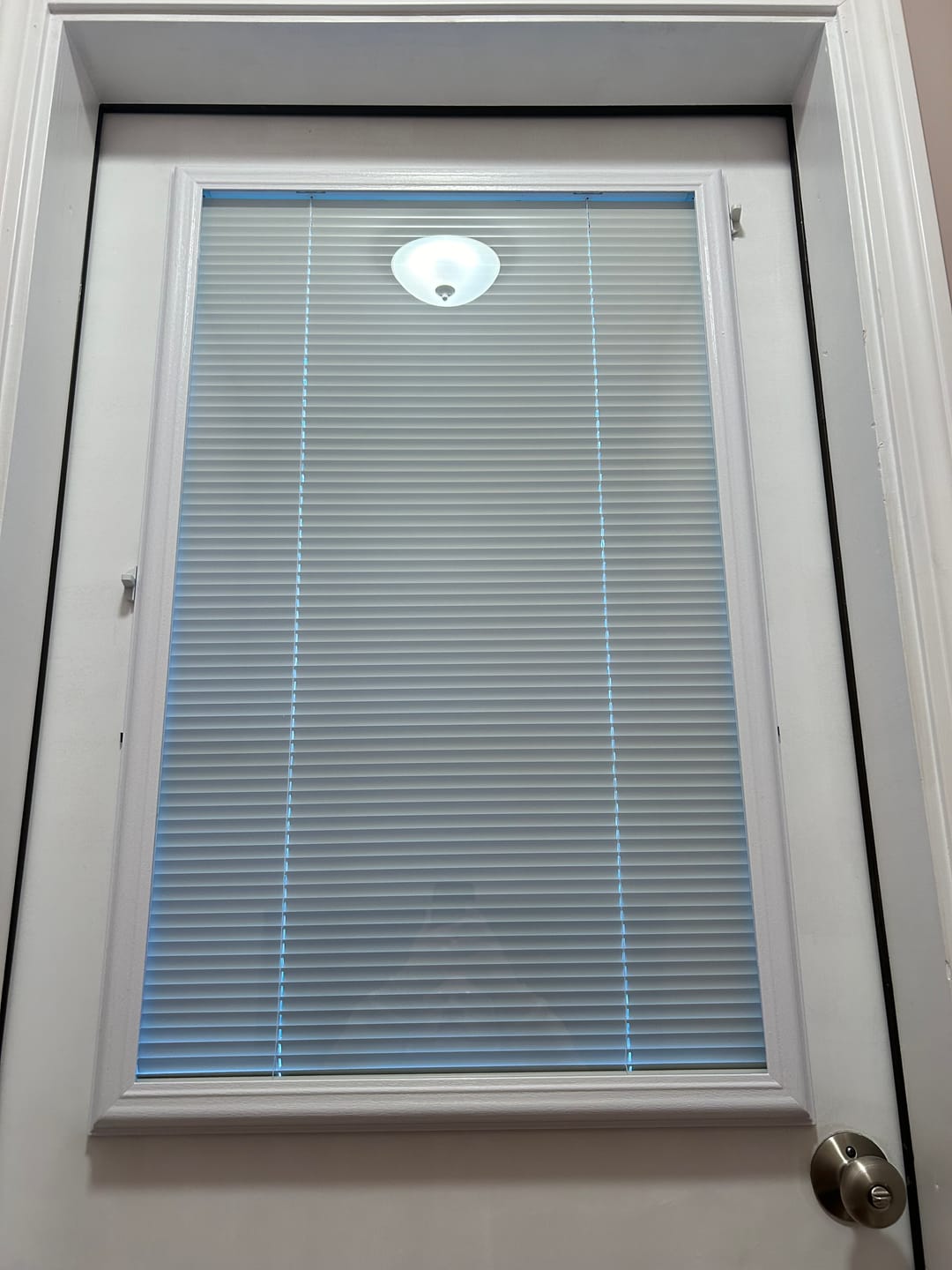 Customer photo review of ODL Add On Blinds for Raised Frame Doors - 24" x 38"