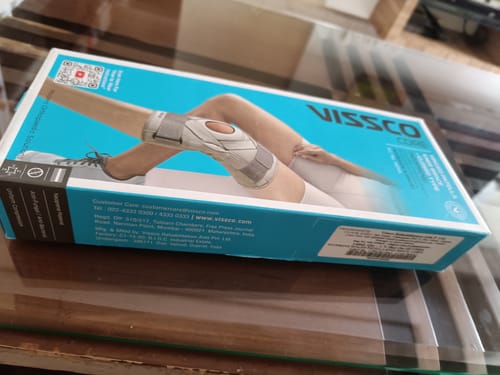 Customer photo review of Neoprene Hinged Knee Stabilizer | Ideal moderate support for knee stability with lateral and medial hinges| Color - Grey (Single Piece)