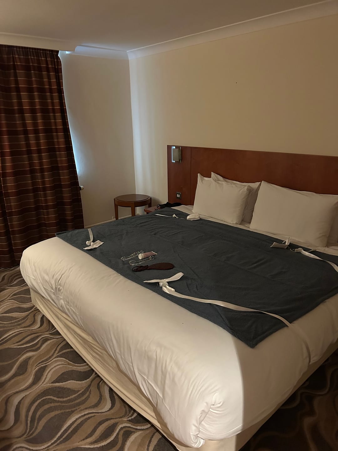 Customer photo review of The Snuggle Splash Blanket™ - Wet Cement