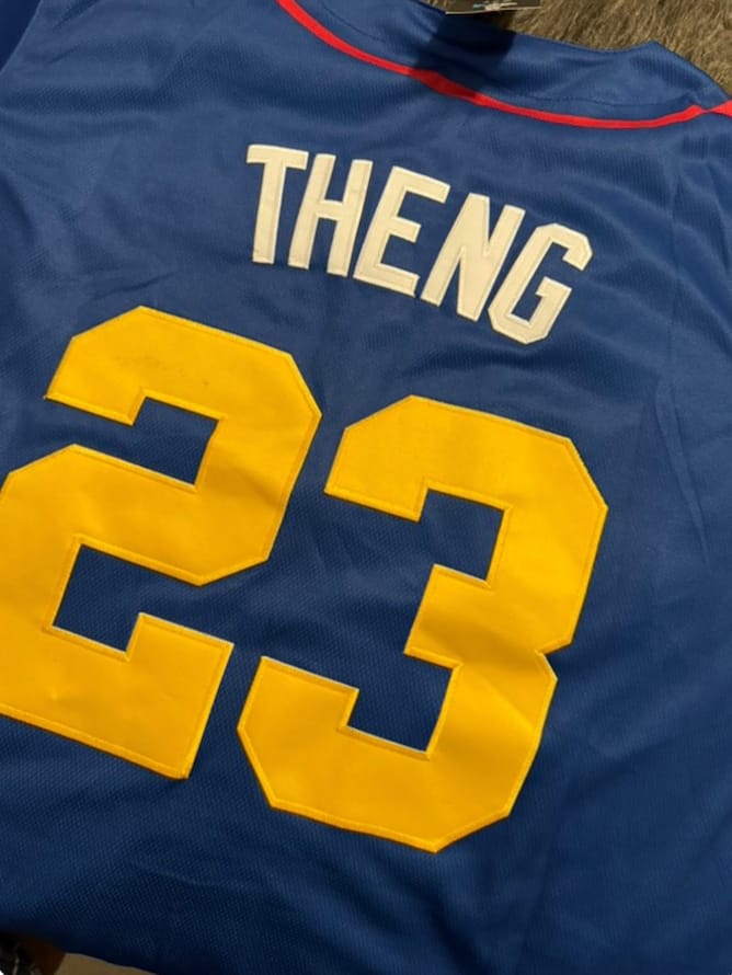 Customer photo review of Philippines Custom Baseball Jersey