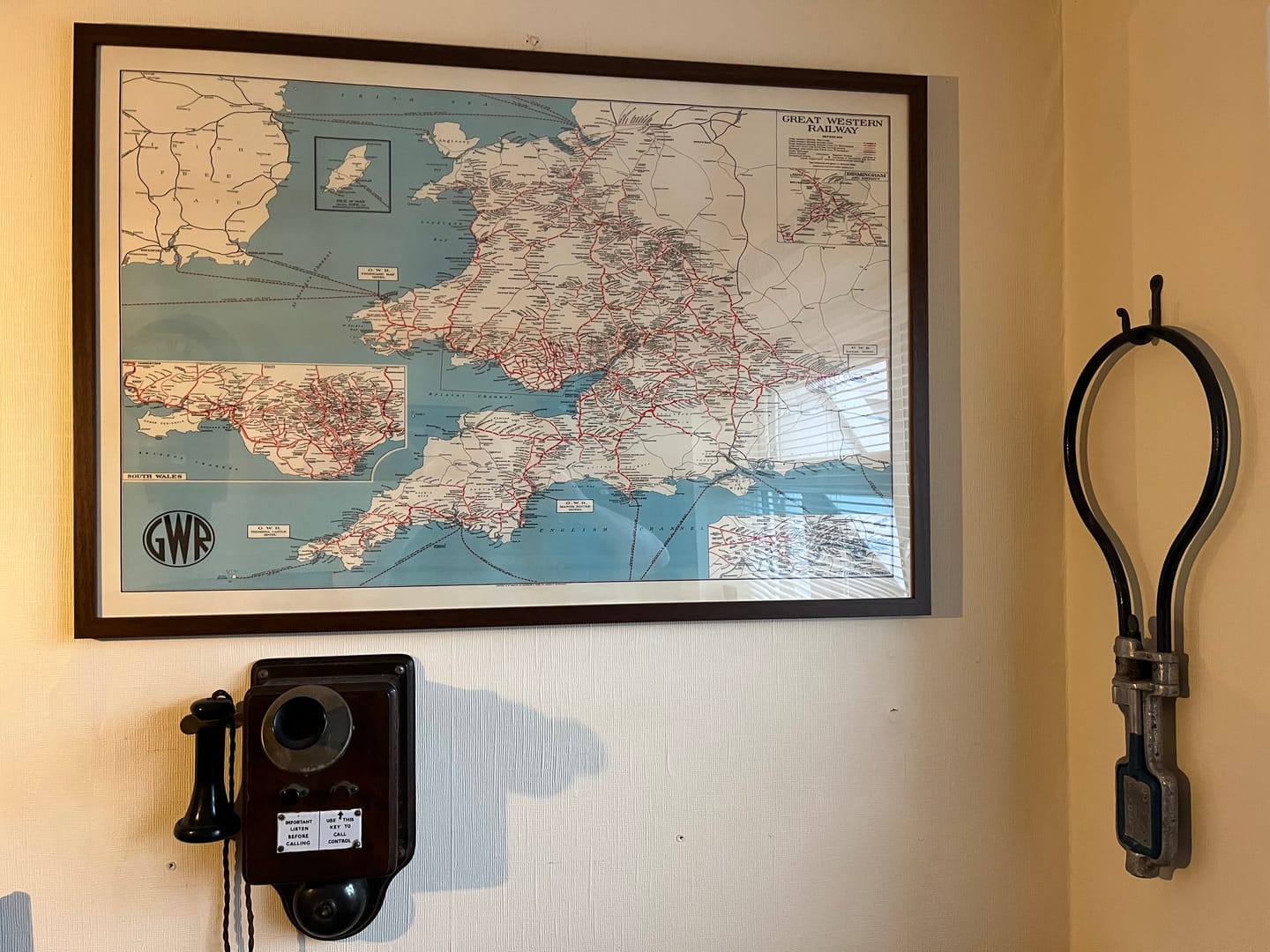 Customer photo review of Old Map of Great Western Railway, 1950 - Pre-Beeching Cuts GWR - Main Lines, South Wales, West Country, Paddington