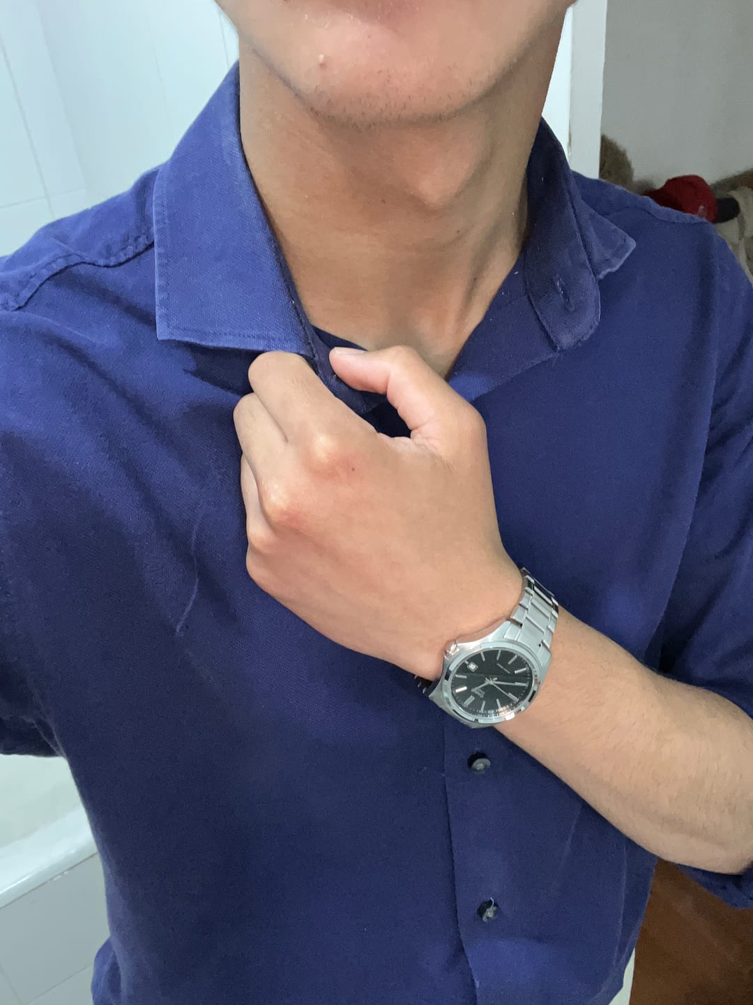 Customer photo review of Reloj Casio Análogo MTP-1183A-1A Negro Acero Inoxidable