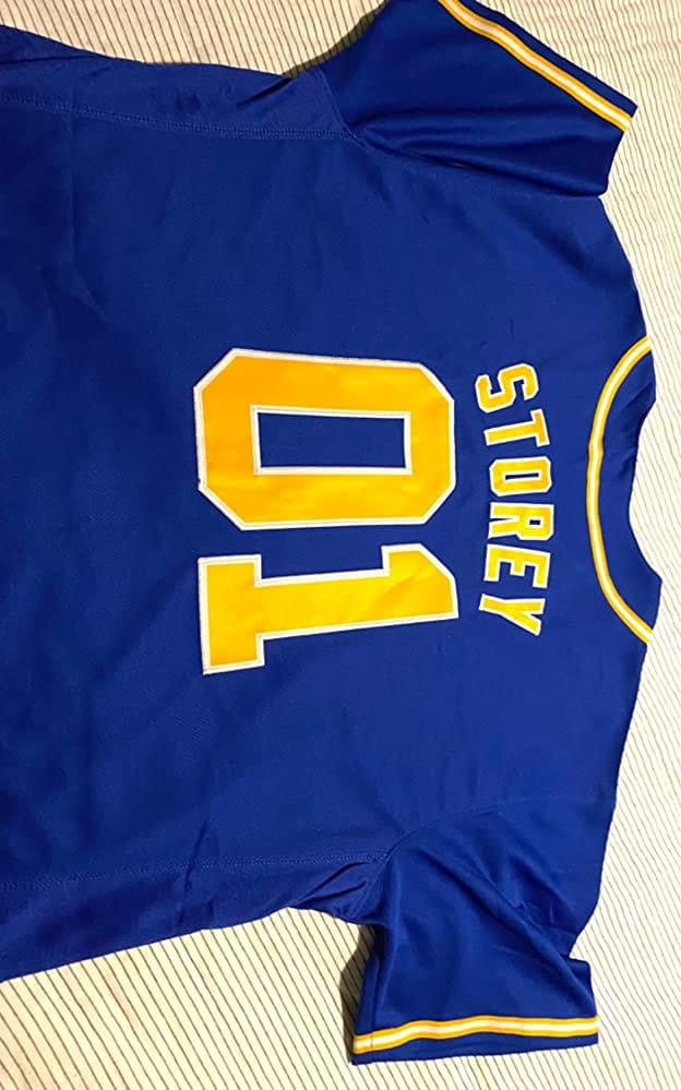 Customer photo review of Custom Royal White-Light Blue Hook Classic Style Authentic Baseball Jersey