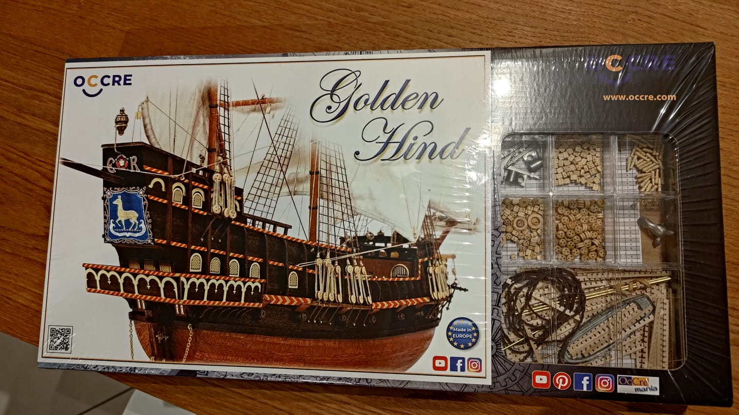 Customer photo review of Maqueta Barco Golden Hind