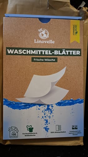 Customer photo review of Waschmittelblätter + 50 Extra GRATIS Wäschen