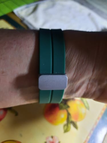Customer photo review of Cinturino sport verde pino