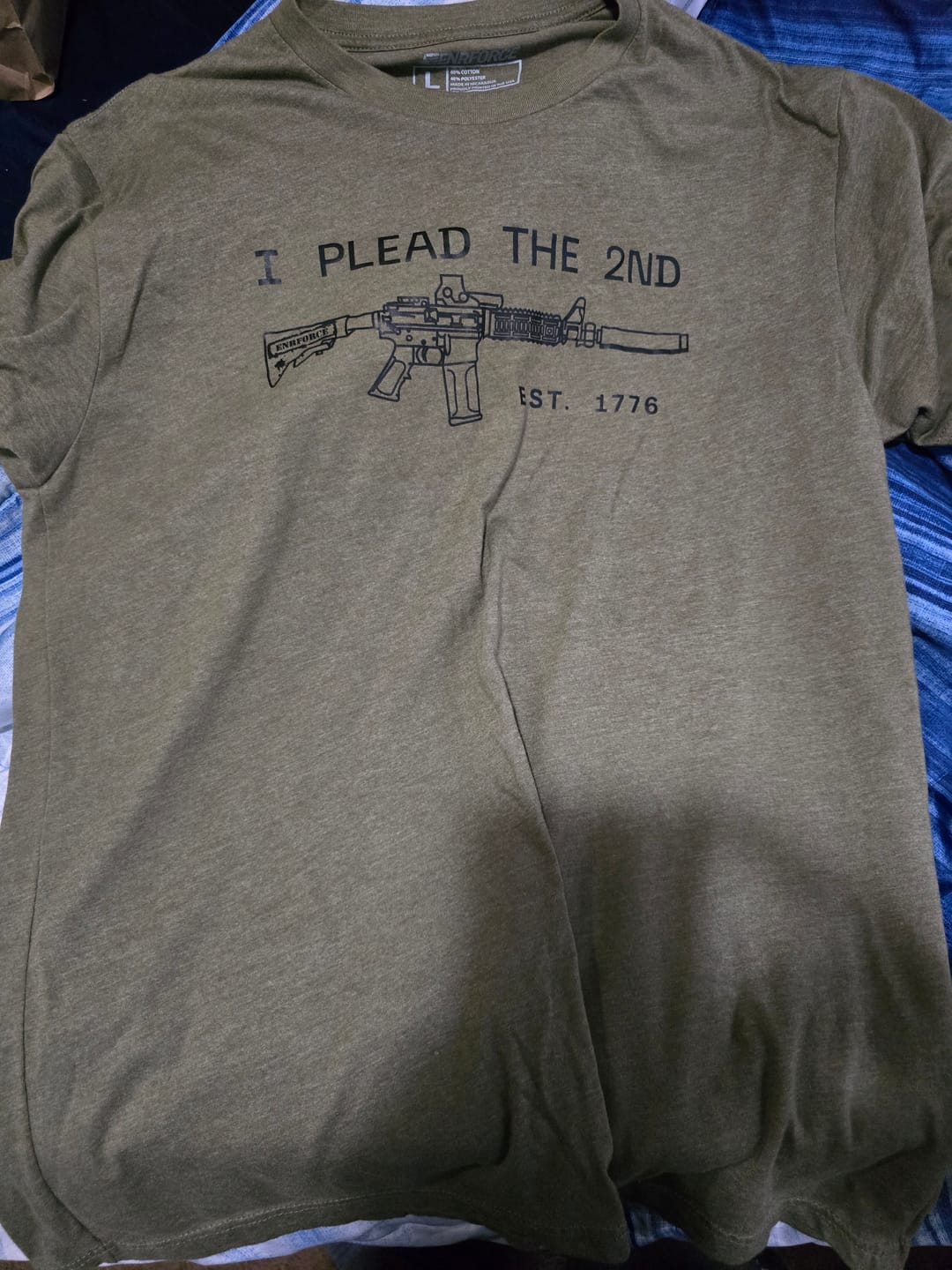 Customer photo review of I Plead The 2nd - Tee