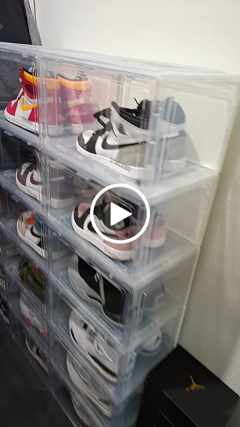 Customer video review of Stacked Magnetic Sneaker Display Case - Buy Bulk (6pcs)
