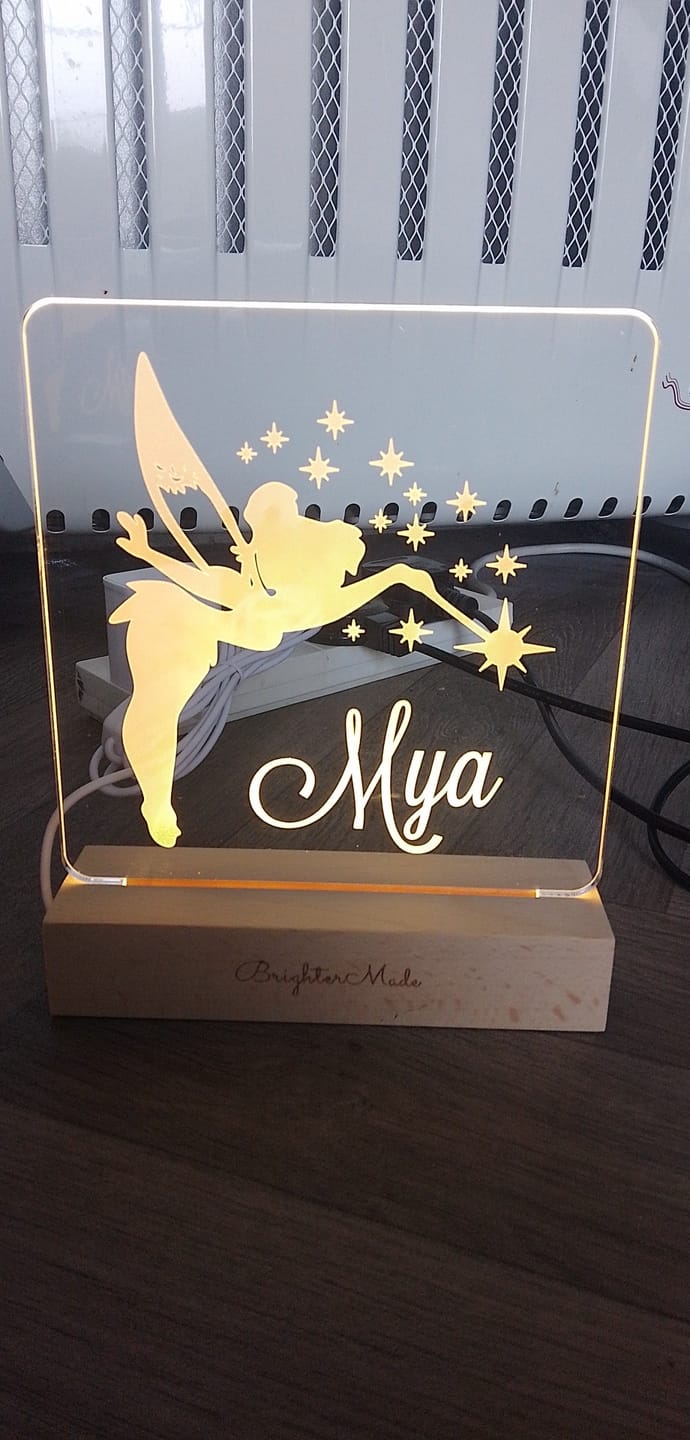 Customer photo review of Fairy - Personalized Night Light