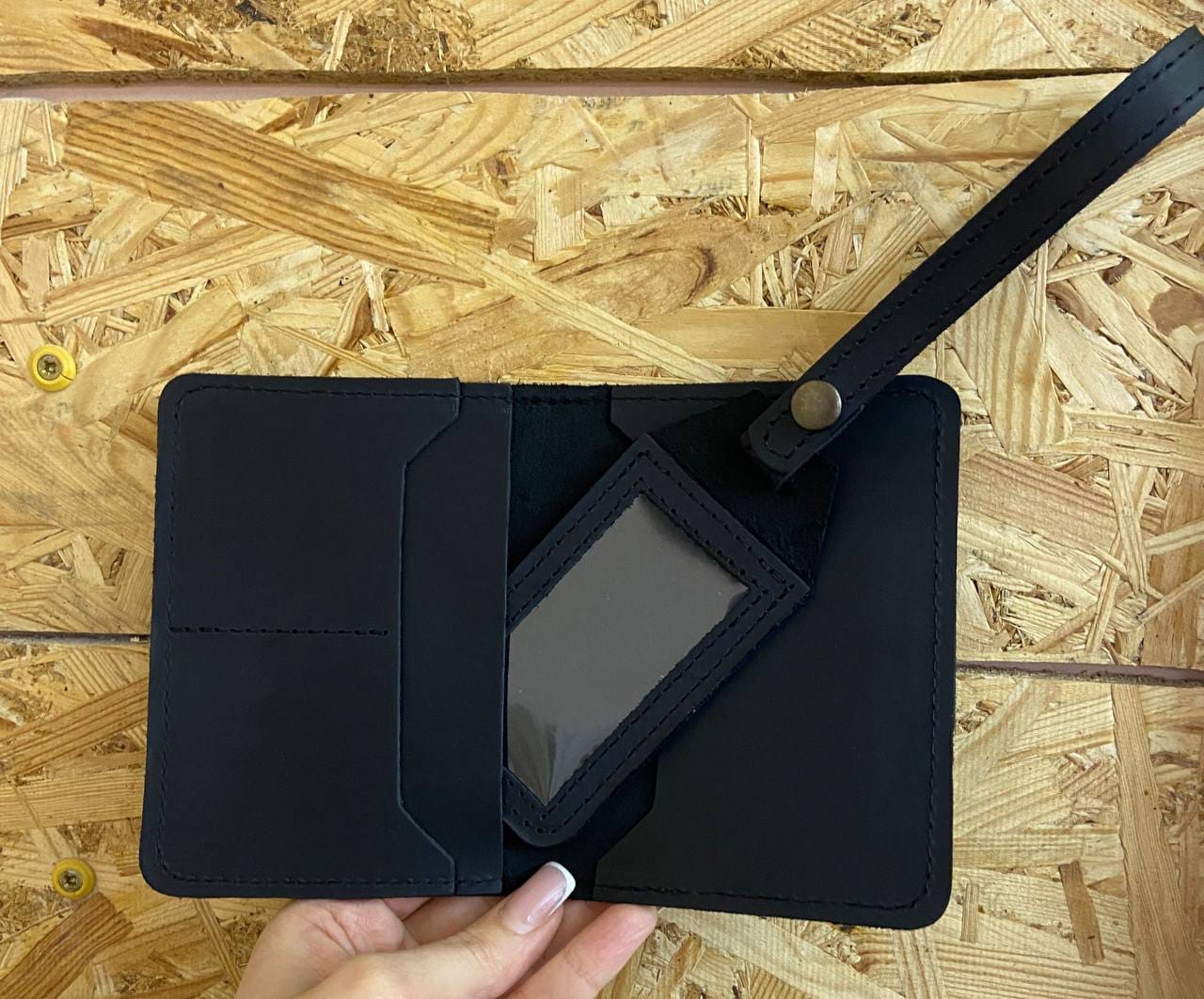 Customer photo review of Passport Holder & Luggage tag