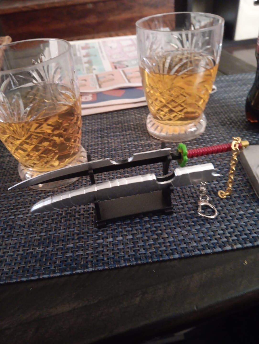 Customer photo review of Rengoku's Nichirin | Demon Slayer