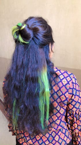 Customer photo review of Ombre Streaks Extension