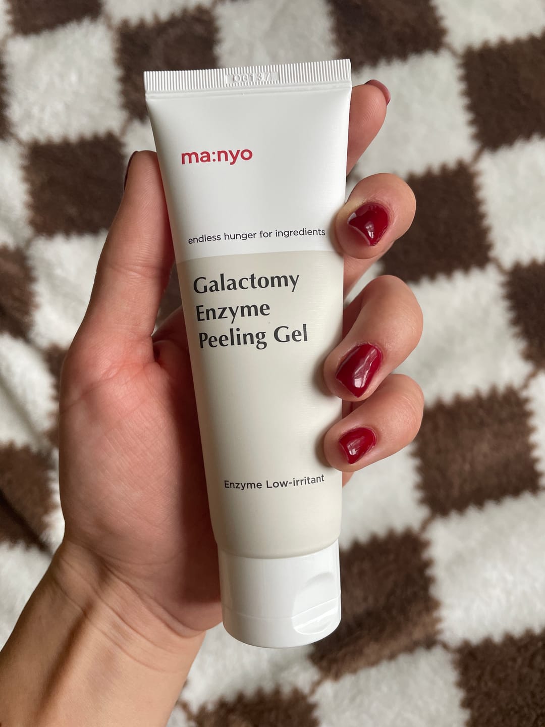 Customer photo review of Enzīma pīlinga gēls ar galaktomisu Manyo Galactomy Enzyme Peeling Gel