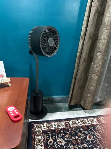Customer photo review of NUUK HALO | 3D Air Circulation Fan with Mood Lamp