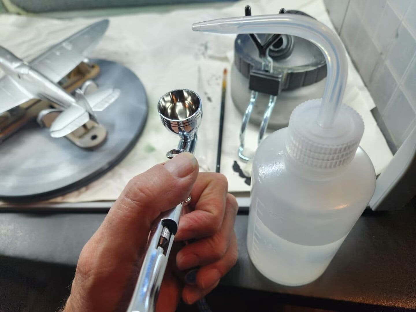 Customer photo review of Water Rinse Bottle 250ml