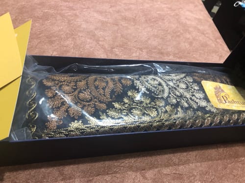 Customer photo review of Pashtush Womens Cashmere Stole,  Design, Multicolour