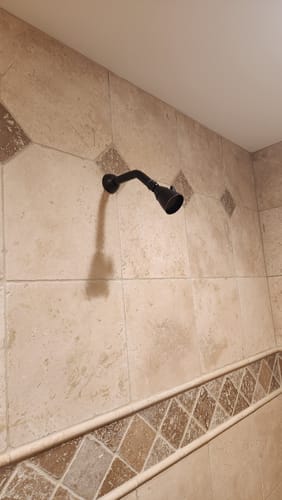 Customer photo review of 2 Inch Low Flow Shower Head