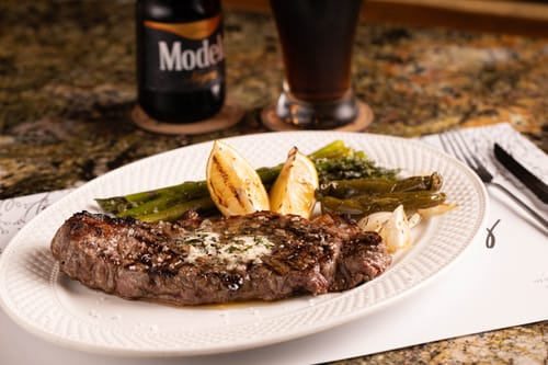 Reseña con foto de un cliente sobre Rib Eye Steak Black Brangus
