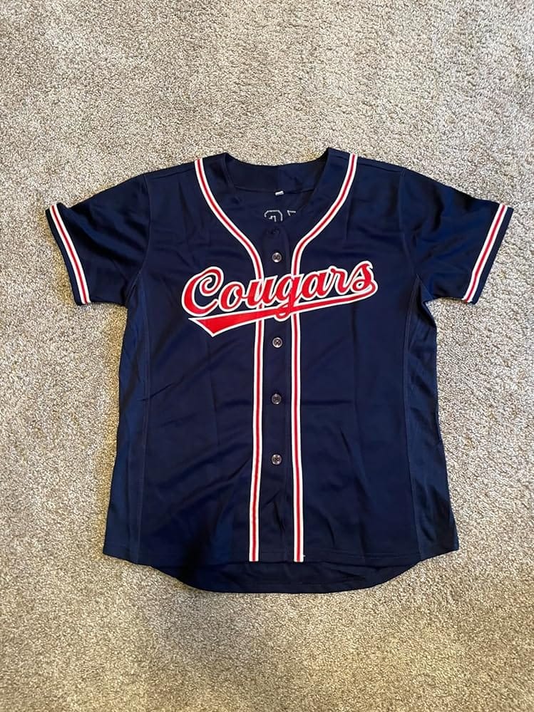 Customer photo review of Custom Royal White-Light Blue Hook Classic Style Authentic Baseball Jersey