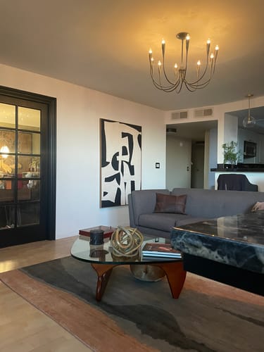 Customer photo review of Modern Abstract Painting #ABAV328