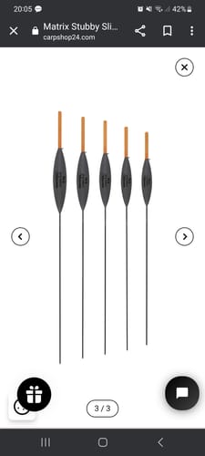 Customer photo review of AS5 POLE FLOAT (10 stuks of €2,75/stuk) 💰