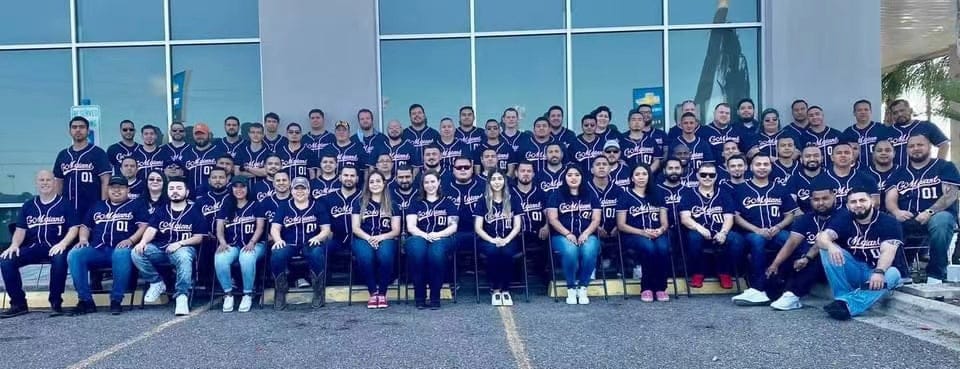 Customer photo review of Custom Royal White-Light Blue Hook Classic Style Authentic Baseball Jersey