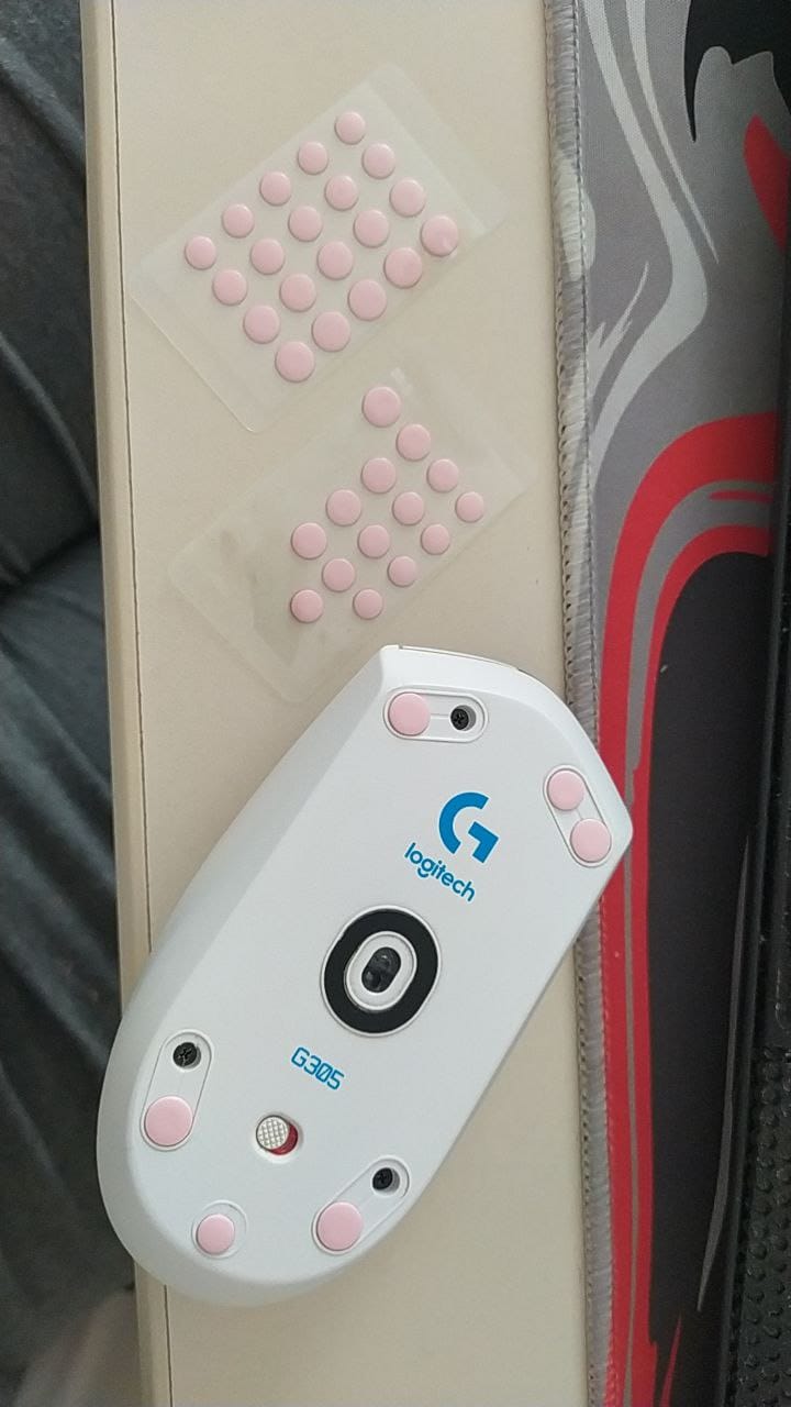 Customer photo review of ESPTiger Yanzi Pink Mouse Skates