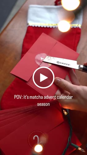 Customer video review of Matcha Advent Calendar