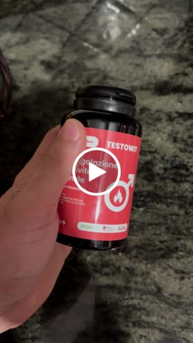 Customer video review of TESTOWIT - Regolazione ormonale 120 cps NEW!