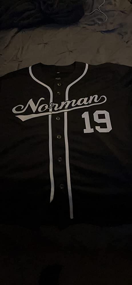 Customer photo review of Custom Black Old Gold Classic Style Authentic Baseball Jersey