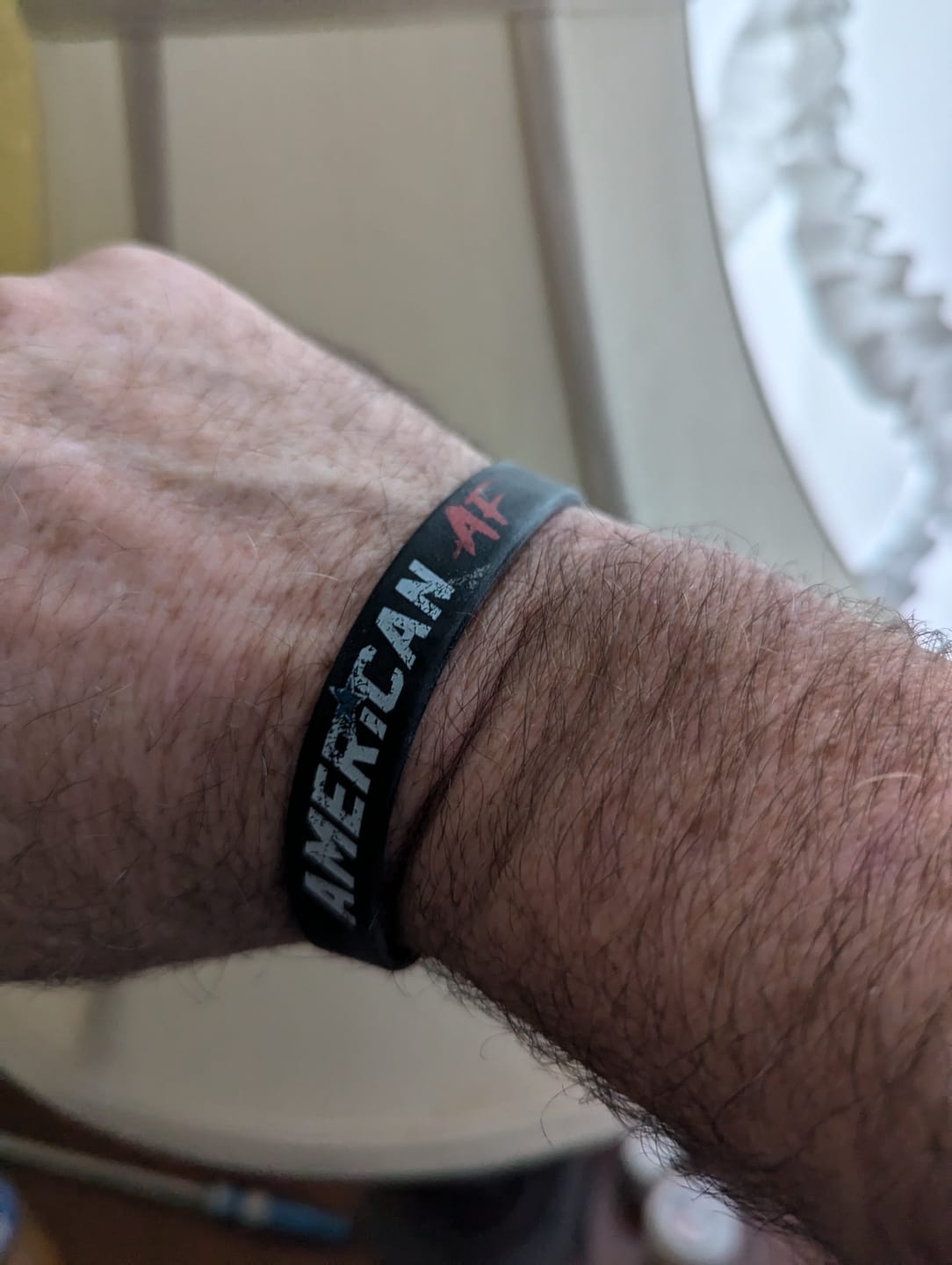 Customer photo review of American AF Wristband