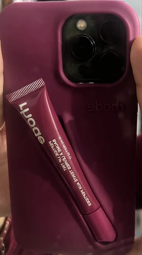 Customer photo review of 3D Silicon Lip Gloss Phone Case for iPhone