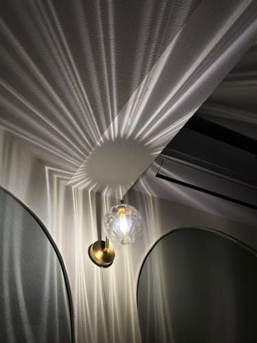 Customer photo review of Applique Murale Verre - ARTEMIS
