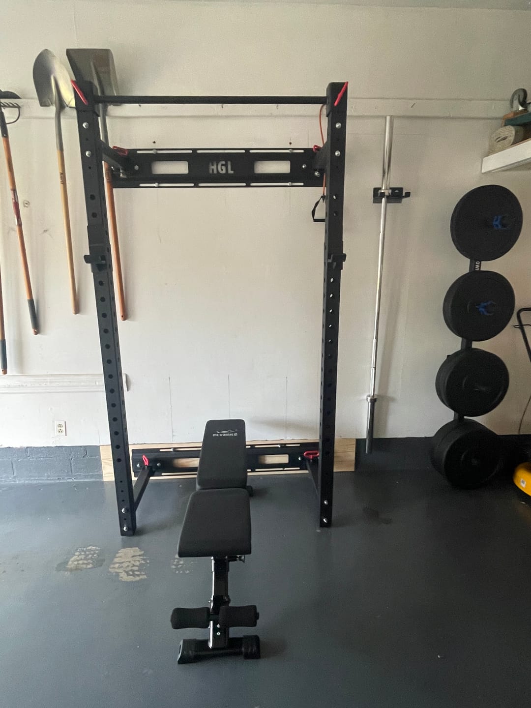 Customer photo review of Wall Mount Plate Storage Rack