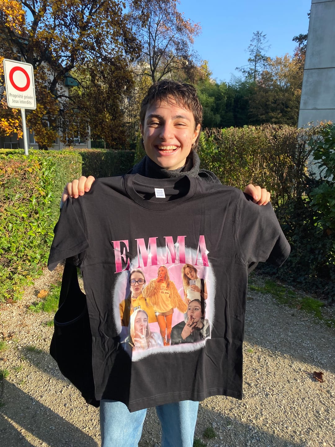 Customer photo review of Custom Vintage Tee