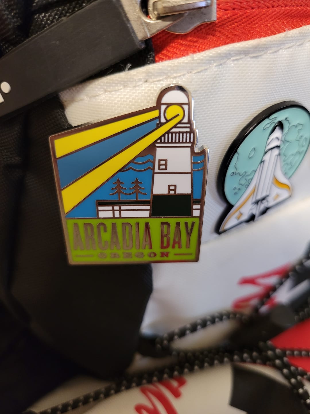 Customer photo review of Life Is Strange - Arcadia Bay Tourist Pin