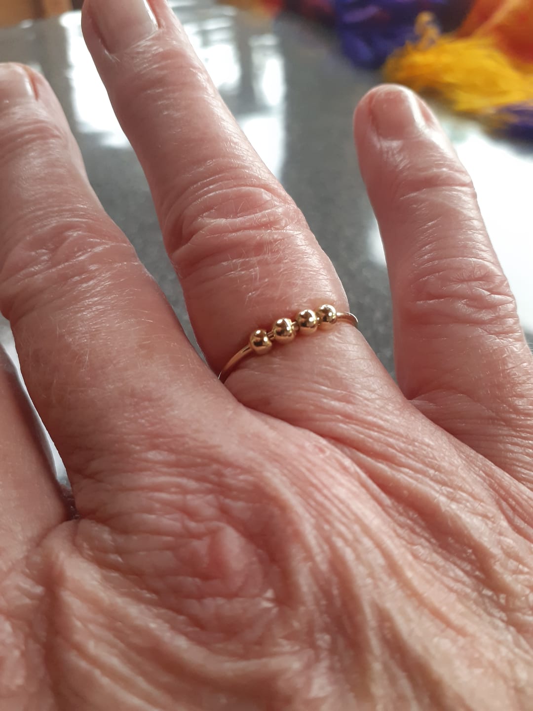 Customer photo review of Bague d'Anxiété Argent S925 Selene