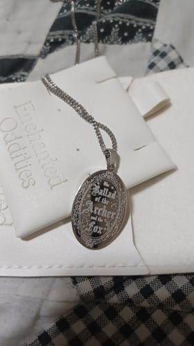 Customer photo review of The Ballad Necklace