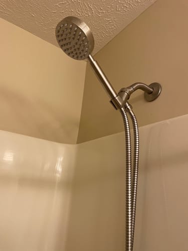 Customer photo review of 1-Spray Handheld Shower Head Set