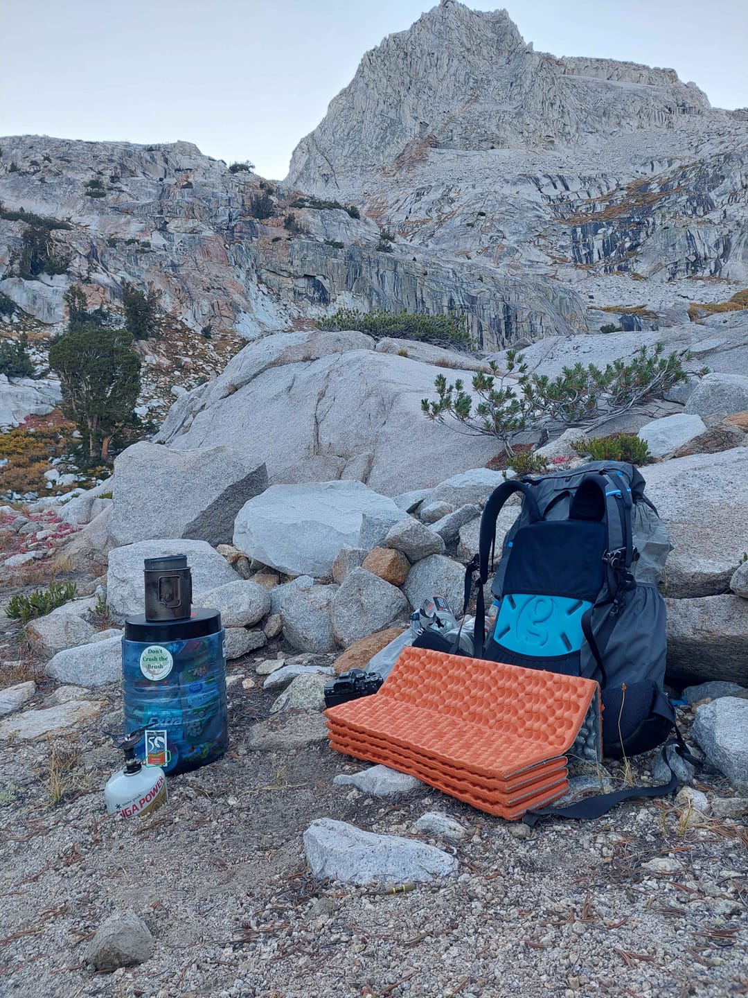 Customer photo review of Mariposa 60 Backpack