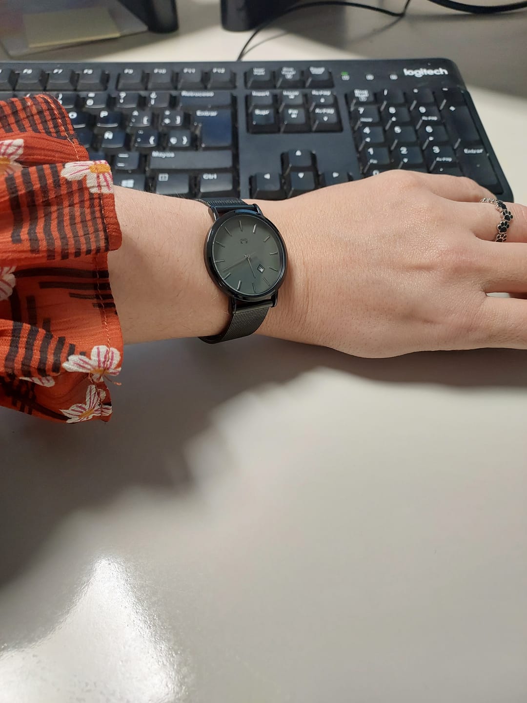 Customer photo review of Reloj Petite Marie ~ Antracita