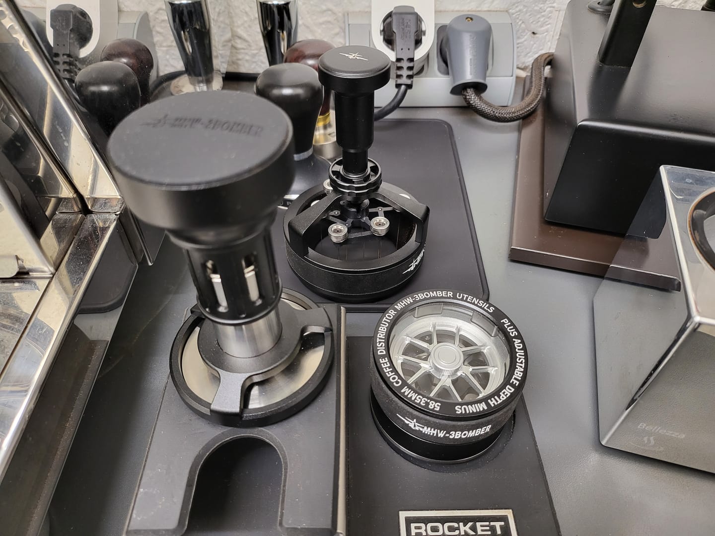 Customer photo review of MHW-3BOMBER YU Series Force Impact Espresso Tamper 51/53/58mm