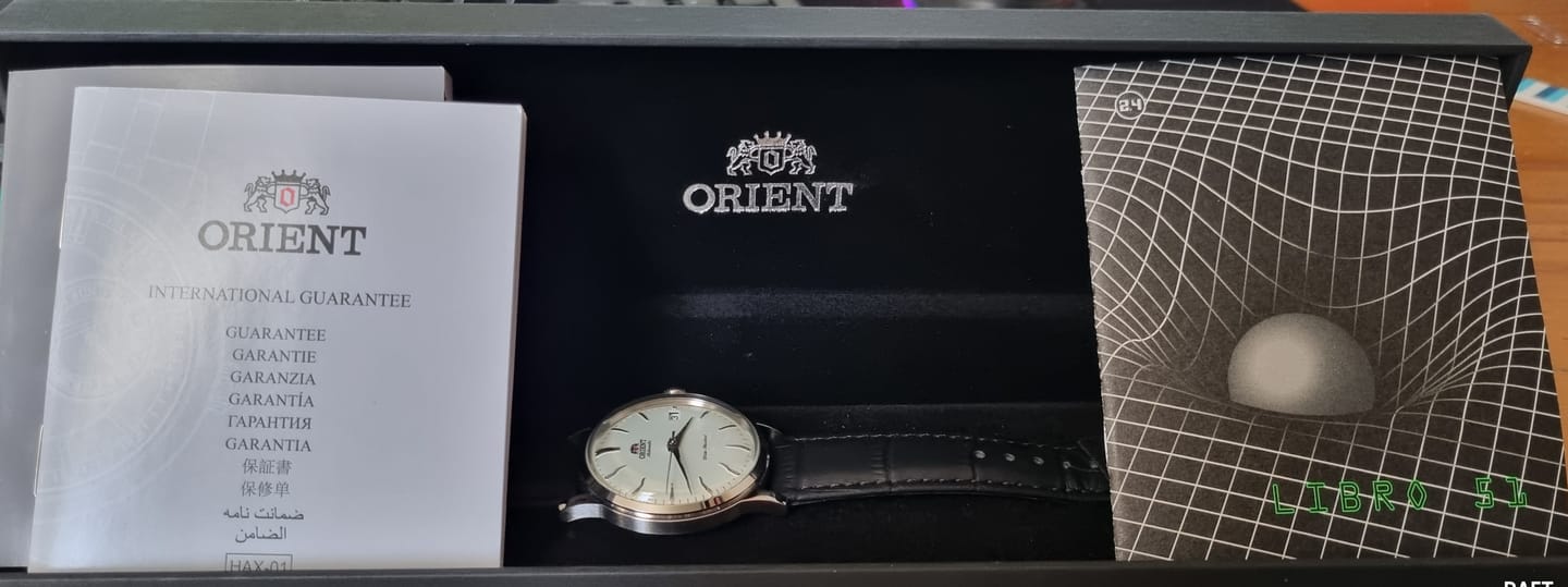 Customer photo review of Reloj Orient Automatic RA-AC0M02B10B Bambino 38mm