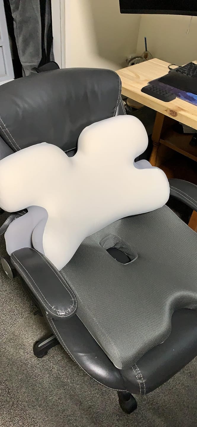 Customer photo review of Ergonomic Cervical Pillow - Upgrade Your Sleep